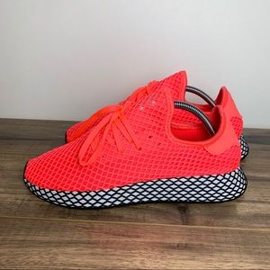 NEW adidas Originals Deerupt Runner Pink Turbo
